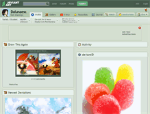 Tablet Screenshot of dalunaesc.deviantart.com