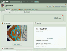 Tablet Screenshot of nakonbache.deviantart.com