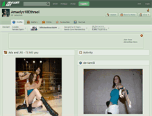 Tablet Screenshot of amaelys18ethrael.deviantart.com