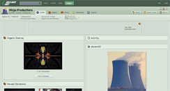 Desktop Screenshot of ninja-productions.deviantart.com