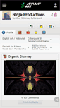 Mobile Screenshot of ninja-productions.deviantart.com