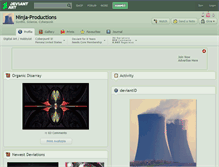 Tablet Screenshot of ninja-productions.deviantart.com