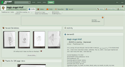 Desktop Screenshot of magic-angel-wolf.deviantart.com