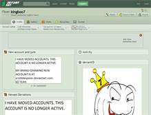 Tablet Screenshot of kingboo7.deviantart.com