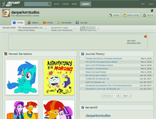 Tablet Screenshot of danparkerstudios.deviantart.com
