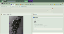 Desktop Screenshot of miss-manson.deviantart.com