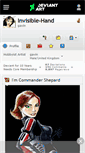 Mobile Screenshot of invisible-hand.deviantart.com