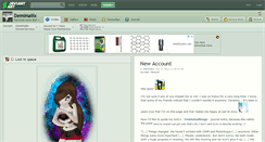 Desktop Screenshot of demimailix.deviantart.com