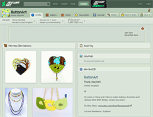 Tablet Screenshot of buttonart.deviantart.com
