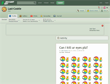 Tablet Screenshot of last-cookie.deviantart.com