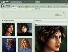 Tablet Screenshot of dekejis.deviantart.com