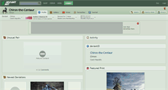 Desktop Screenshot of chiron-the-centaur.deviantart.com