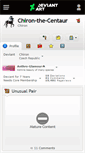Mobile Screenshot of chiron-the-centaur.deviantart.com
