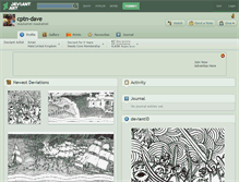 Tablet Screenshot of cptn-dave.deviantart.com