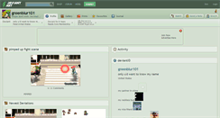 Desktop Screenshot of greenblur101.deviantart.com