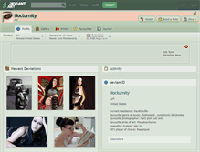 Tablet Screenshot of nocturnity.deviantart.com
