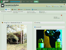 Tablet Screenshot of cupcakecannibalism.deviantart.com