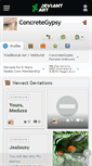 Mobile Screenshot of concretegypsy.deviantart.com
