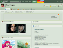 Tablet Screenshot of helena-douglas.deviantart.com