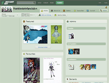 Tablet Screenshot of frankiesteinfanclub.deviantart.com