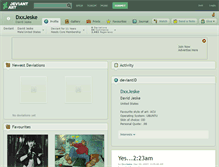 Tablet Screenshot of dxxjeske.deviantart.com