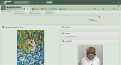 Desktop Screenshot of designsbymikel.deviantart.com