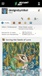 Mobile Screenshot of designsbymikel.deviantart.com