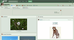 Desktop Screenshot of nastenkin.deviantart.com