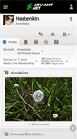 Mobile Screenshot of nastenkin.deviantart.com