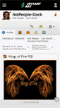 Mobile Screenshot of notpeople-stock.deviantart.com