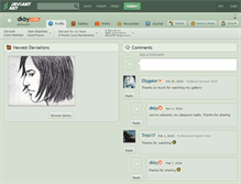 Tablet Screenshot of dkby.deviantart.com