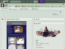 Tablet Screenshot of misi.deviantart.com