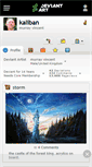 Mobile Screenshot of kaliban.deviantart.com
