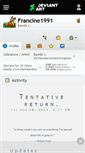 Mobile Screenshot of francine1991.deviantart.com