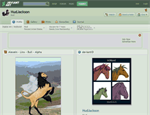 Tablet Screenshot of hudjackson.deviantart.com