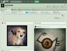 Tablet Screenshot of kellcandido.deviantart.com