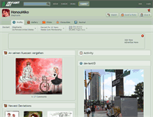 Tablet Screenshot of honoumiko.deviantart.com