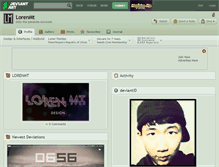 Tablet Screenshot of lorenmt.deviantart.com