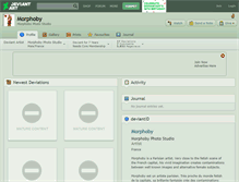 Tablet Screenshot of morphoby.deviantart.com