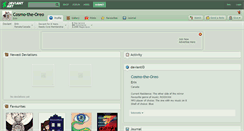 Desktop Screenshot of cosmo-the-oreo.deviantart.com