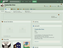 Tablet Screenshot of cosmo-the-oreo.deviantart.com