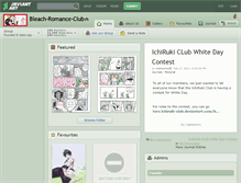 Tablet Screenshot of bleach-romance-club.deviantart.com