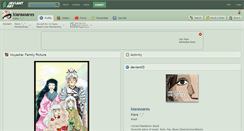 Desktop Screenshot of kiarasoares.deviantart.com