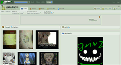 Desktop Screenshot of crazedcarrot.deviantart.com