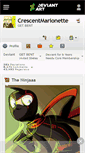 Mobile Screenshot of crescentmarionette.deviantart.com