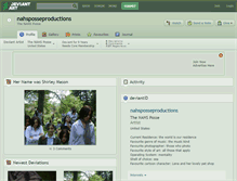 Tablet Screenshot of nahsposseproductions.deviantart.com