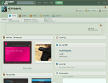Tablet Screenshot of nlwhiskynl.deviantart.com