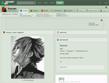 Tablet Screenshot of keynan.deviantart.com