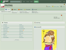 Tablet Screenshot of nekookabe.deviantart.com