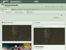 Tablet Screenshot of joshuacomicsstudio.deviantart.com